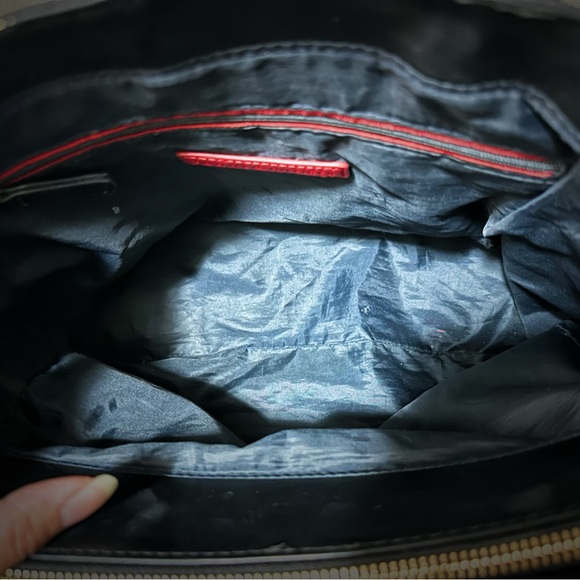 Tommy Hilfiger Black Patterned Tote - Picture 12 of 17